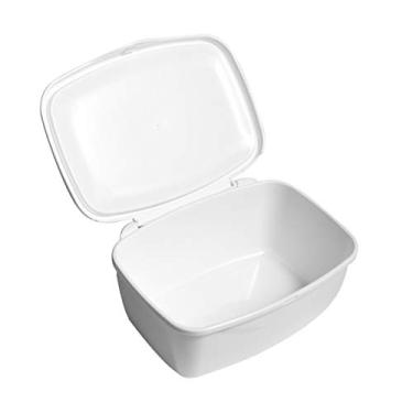 Imagem de Organizador de Armazenamento para Mesa com Tampa - recipiente à prova Controle Remoto Papel Higiênico Cosméticos Bijuterias Materiais Odontológicos Escritório Casa Banheiro Contrapiso Econômico Espaço