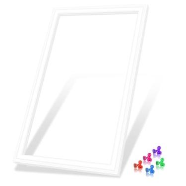 Imagem de Vedação de porta de geladeira WR14X29359 atualizada compatível com substituição de junta de porta de geladeira GE 4864378 AP6334067 PS12577785 para vedação de porta de geladeira Hotpoint GAS18PGJLRWW