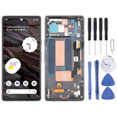 Imagem de Hiregolish Material OLED para celular peças de reparo de tela LCD para Google Pixel 7A G82U8 OLED LCD digitalizador conjunto completo com moldura, conjunto de substituição com kits de reparo