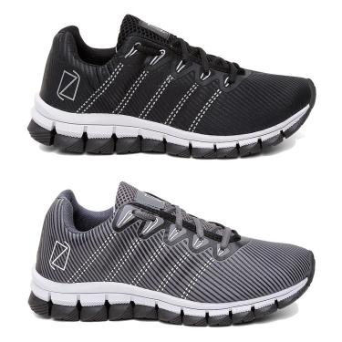 Imagem de Kit 2 Tênis Para Corrida e Academia Masculino Super Leve e Macio-Masculino