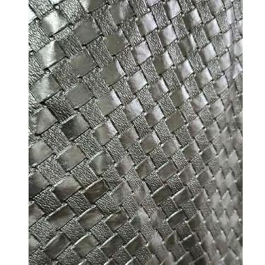 Imagem de Cortina Persiana Blackout Adesiva Modular Kit 3 Módulos Corta Luz para Janela(KIT 3 PERSIANAS PRETO TRANÇADO)