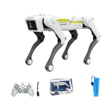 Imagem de Cão Robô Elétrico Inteligente RC Teeggi, Brinquedo Educacional Multifu