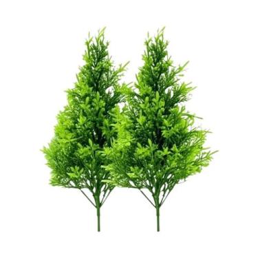 Imagem de Árvores De Natal Artificiais Realistas Com Agulhas De Pinheiro, 2 Peça