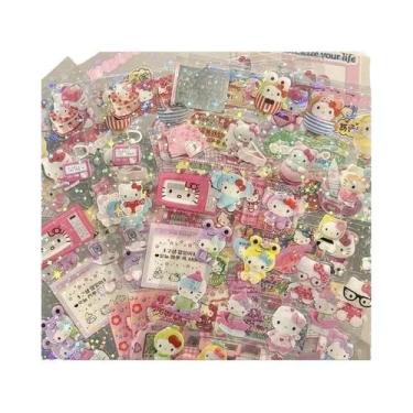 Imagem de Adesivos Fofos De Desenho Animado Hello Kitty E Rilakkuma, 5 Peças, Ad