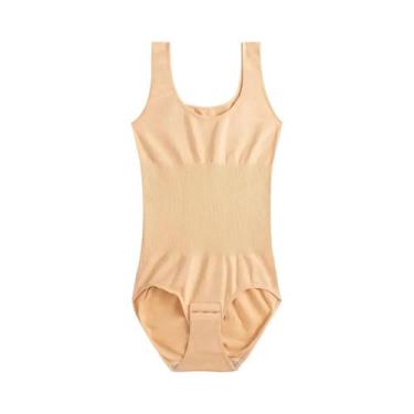 Imagem de Body Shaper Vermelho Para Mulheres Com Controle De Barriga, Corset Mod