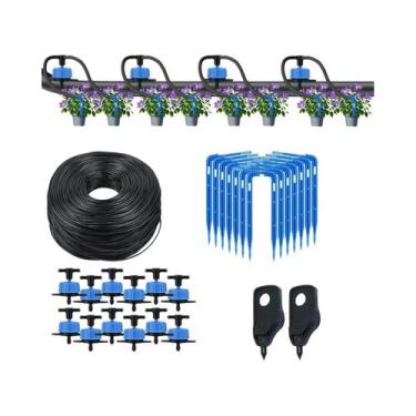 Imagem de Kit De Irrigação Por Gotejamento KESLA 10-100M Com Transmissor De 4 Vi