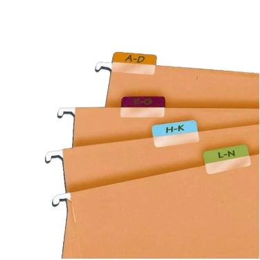 Imagem de Marcador Páginas Index Tabs Branco Caixa 10 Blisters 48 Cada