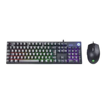 Imagem de Kit Teclado + Mouse Gamer Usb Hp Km300f