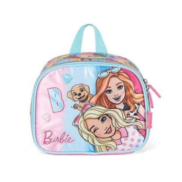 Imagem de Lancheira Escolar Luxcel Barbie Pet e Friend Rosa-Feminino