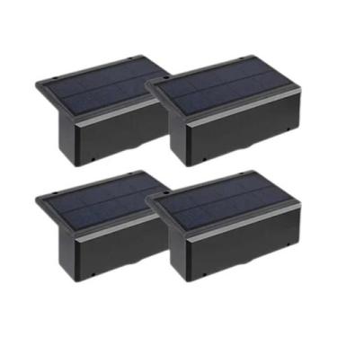 Imagem de Luzes De Parede LED Solares Para Exterior, Lâmpadas Sem Fio À Prova d'