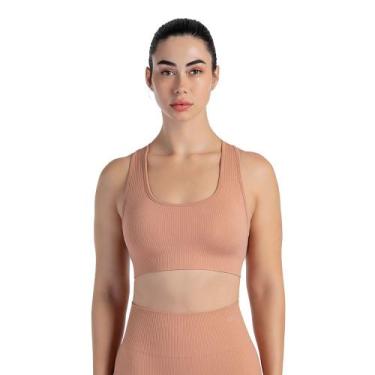 Imagem de Top Knit Minimal Olympikus Feminino, Bege, G