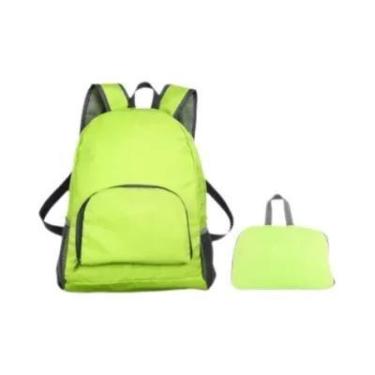 Imagem de Mochila De Viagem Unissex Leve E Dobrável, Bolsa De Ombro Portátil Par