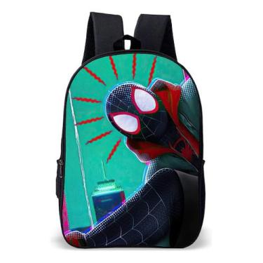 Imagem de Mochila Infantil Escolar Simples Novidade Tema Aranha Super - Use Nerd