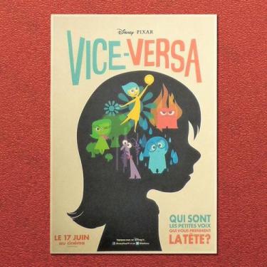 Imagem de Pintura de pôster Inside Out Desenho animado vintage 20x30cm de ferro 
