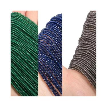 Imagem de Contas De Espinela De Pedra Natural Multicoloridas 23mm Soltas Para Jo