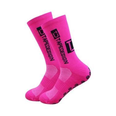 Imagem de Meias Esportivas Antiderrapantes Masculinas Para Futebol E Basquete, C