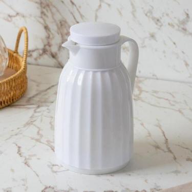 Imagem de Garrafa Térmica Queen 400ml Branca Plástico Lyor