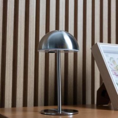 Imagem de Luminária de Mesa Led 3 Tons Usb Eclipse Prata Metal - Lyor