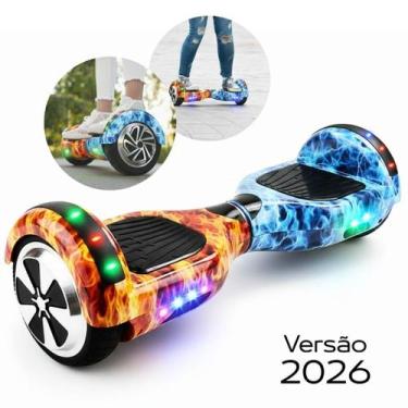 Imagem de Hoverboard Original versão 2026 Novo motor Brushless elétrico Musicas 