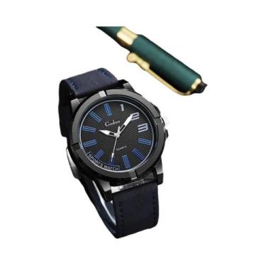 Imagem de Relógio De Pulso Masculino De Moda Com Mostrador Grande, Relógio Casua