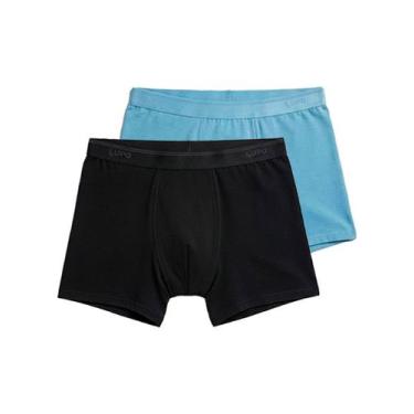 Imagem de Kit com 2 Cuecas Boxer Lupo 615-003 Colorido, Azul, GG