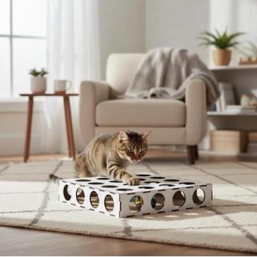 Imagem de Brinquedo para gatos Labirinto com bolinha interativo RESISTENTE brinq