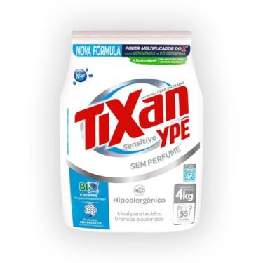 Imagem de Ypê Lava Roupas em Pó Tixan Sensitive Sachê 4Kg