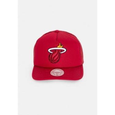 Imagem de Boné Mitchell & Ness NBA Evergreen Trucker Miami Heat Masculino-Masculino