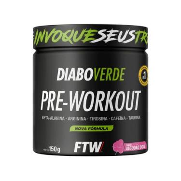 Imagem de Suplemento Em Pó Pre Treino Pre Workout Pote 150g FTW DIABO VERDE, 150