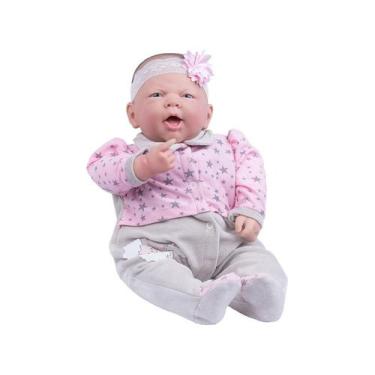 Imagem de Brinquedo Infantil Boneca Ninos Reborn Com Boca Aberta Menina Cotiplás