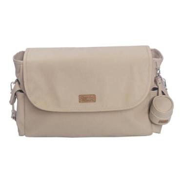 Imagem de Bolsa Maternidade Exclusiva Doce de Leite com Porta Chupeta - 01 peça 