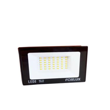 Imagem de Refletor Led Foxlux Bivolt 50w 3000k Preto