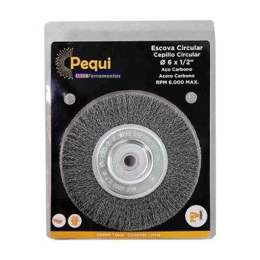 Imagem de Escova de Aço Ondulado Circular Carbono 6 x1/2" Pequi 12237 - DIVERSAS