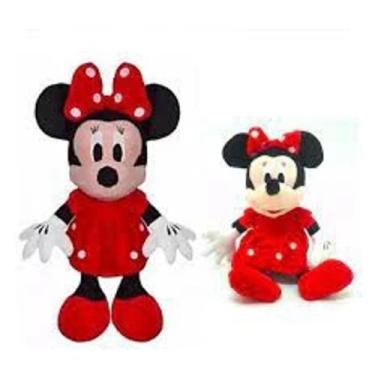 Imagem de Pelúcia Minnie Mouse Linda Vermelha Com Som - Disney