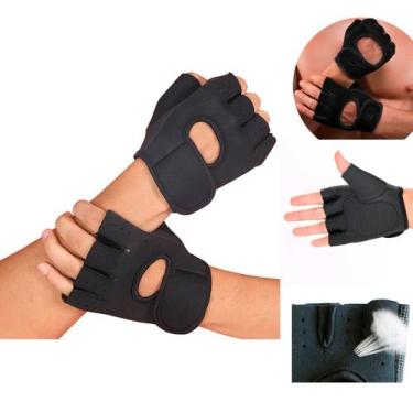 Imagem de Luva Antiderrapante Neoprene palma emborrachada Ajustavel Musculacao C