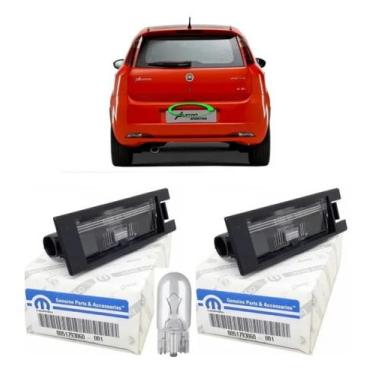 Imagem de Lanterna Luz Placa 2pçs Fiat Uno Siena Punto Palio Original