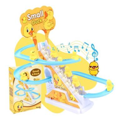 Imagem de Brinquedo Infantil Pista Patinho Musical Escorrega Com Música Educativ