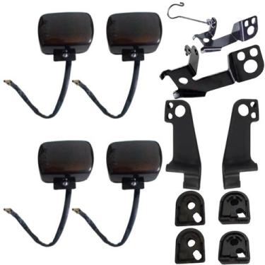 Imagem de Pisca Fumê, Suporte Dianteiro Traseiro Coxim Bros 125 03..05 - Trilha