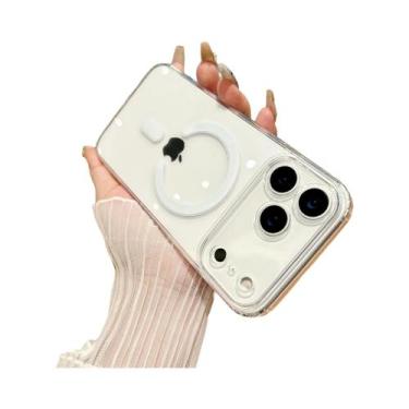 Imagem de Capa Magnética Transparente Para Apple iPhone 17 16 15 14 13 12 11 X X