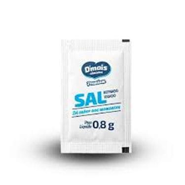 Imagem de 1000 Unid Sachê Sal Refinado 0,8g D mais - D'Mais