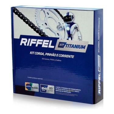 Imagem de Kit Relação Transmissão Riffel Cb Twister 250 16/18 Titanium
