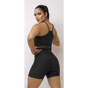Imagem de Conjunto Fitness Short e Top Levanta Bum Bum kit Academia - PIJAMAS VI