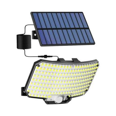 Imagem de Luzes Solares 234LED Para Exterior Com Sensor De Movimento, Holofotes 