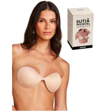 Imagem de Sutia Invisivel Aderente Sem Costura sem alça Hope, G, Nude