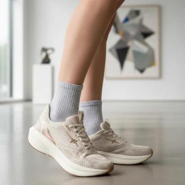 Imagem de Tênis Feminino Actvitta Confortável Para Corrida Academia, Branco off,
