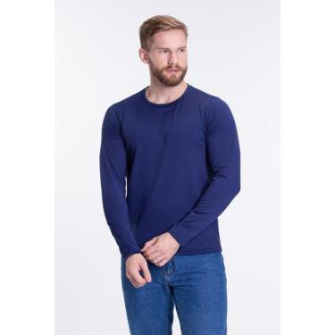 Imagem de Camiseta Adulto Térmico Masculina UV50+ Marinho - Vida Costeira Oficia