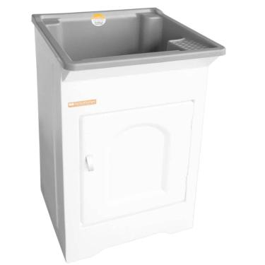 Imagem de Gabinete Tanque de Lavar Roupas 26L Pequeno para Lavanderia
