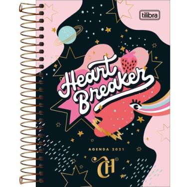 Imagem de Agenda Espiral 176F Diária Capricho - Tilibra