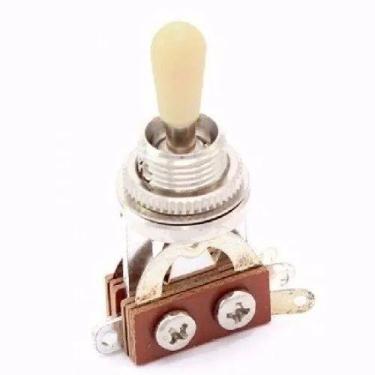 Imagem de Chave les paul 3 posiçoes ponta plastica creme dolphin