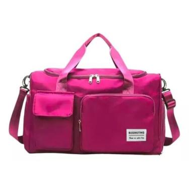 Imagem de Bolsa Mala Viagem Academia Grande Compartimento De Mão - transversal, 